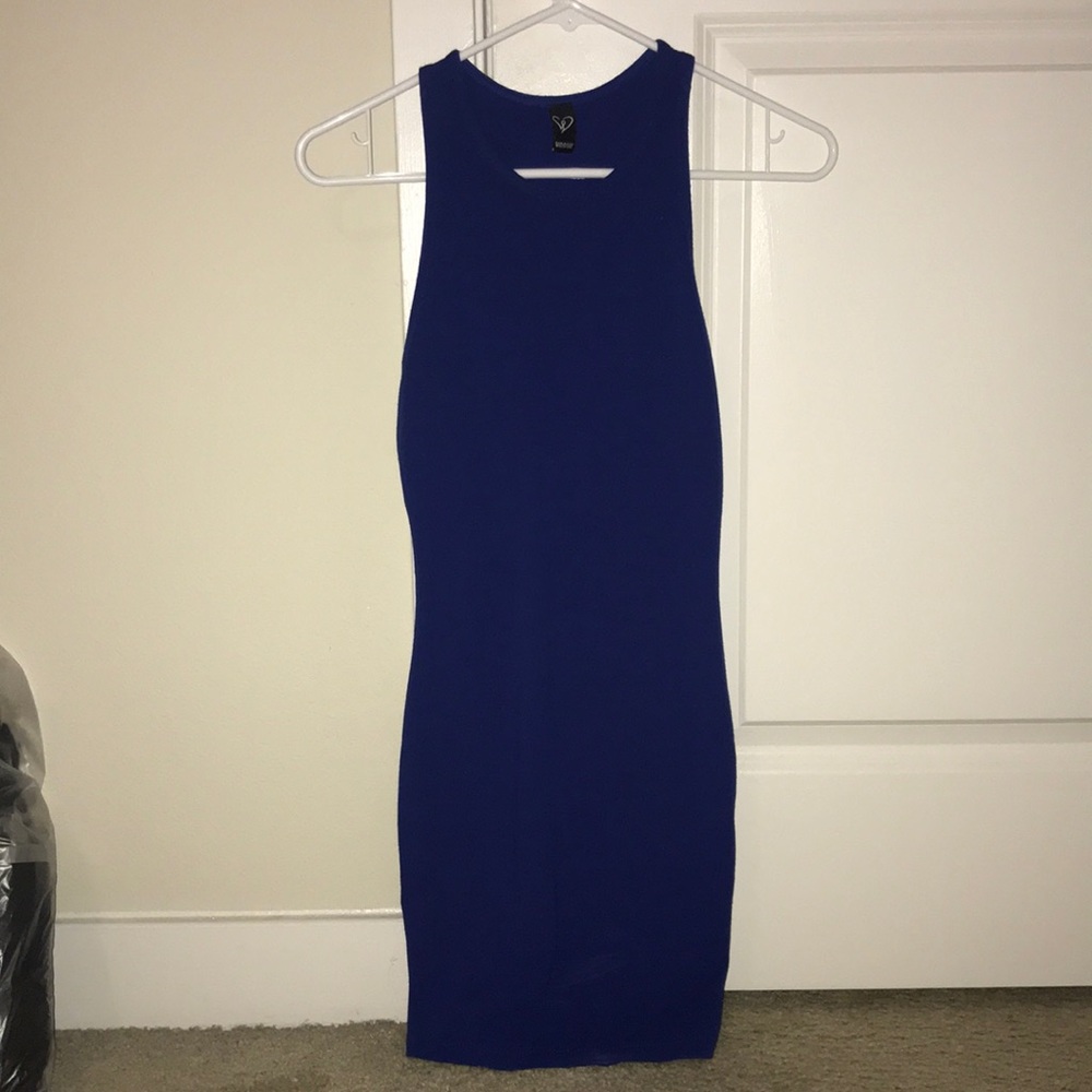 Royal blue bodycon